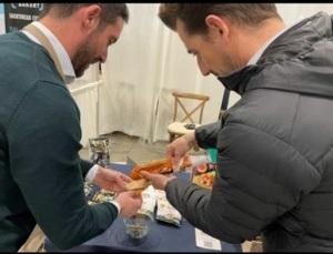 Degustación de productos de Panadería Obando